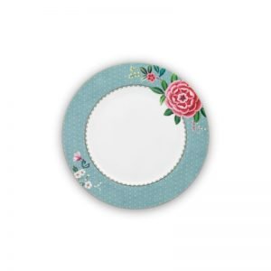 Blushing Birds Blue 26.5 cm Round Plate