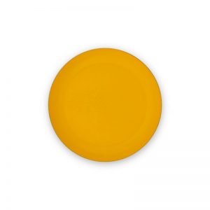 Yellow / Gold Enamelled Metal Tray