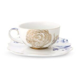 Royal White Cup & Saucer