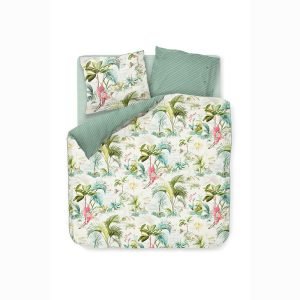 Palm Scenes White Duvet