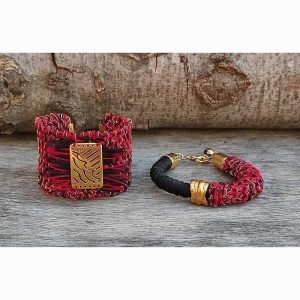 Red & Gold Cuff (Left)