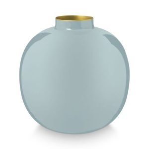Vase Metal Light Blue
