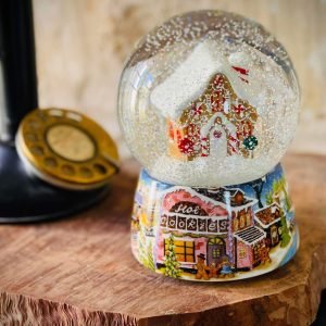 Musical SnowGlobe Gingerbread House