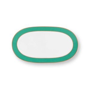 Pip Chique Cake Tray Oval Green