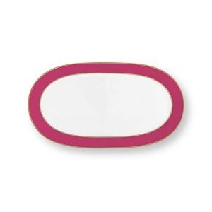 Pip Chique Cake Tray Oval Pink