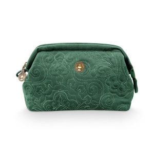 Cosmetic Purse Small Quiltey Days Green