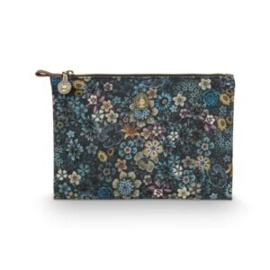 Charly Cosmetic Flat Pouch Medium Blue