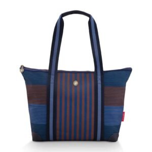 Tilda Tote Bag Medium Striped Blue