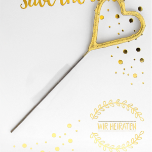 Happy Birthday Gold Mini Wondercard