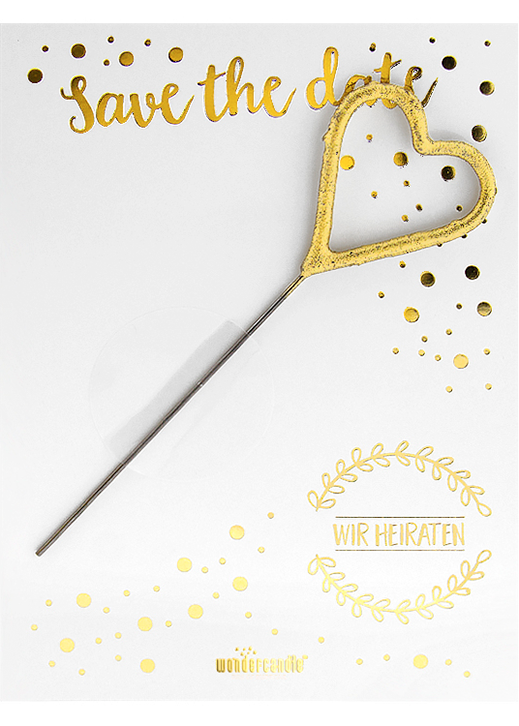 Happy Birthday Gold Mini Wondercard