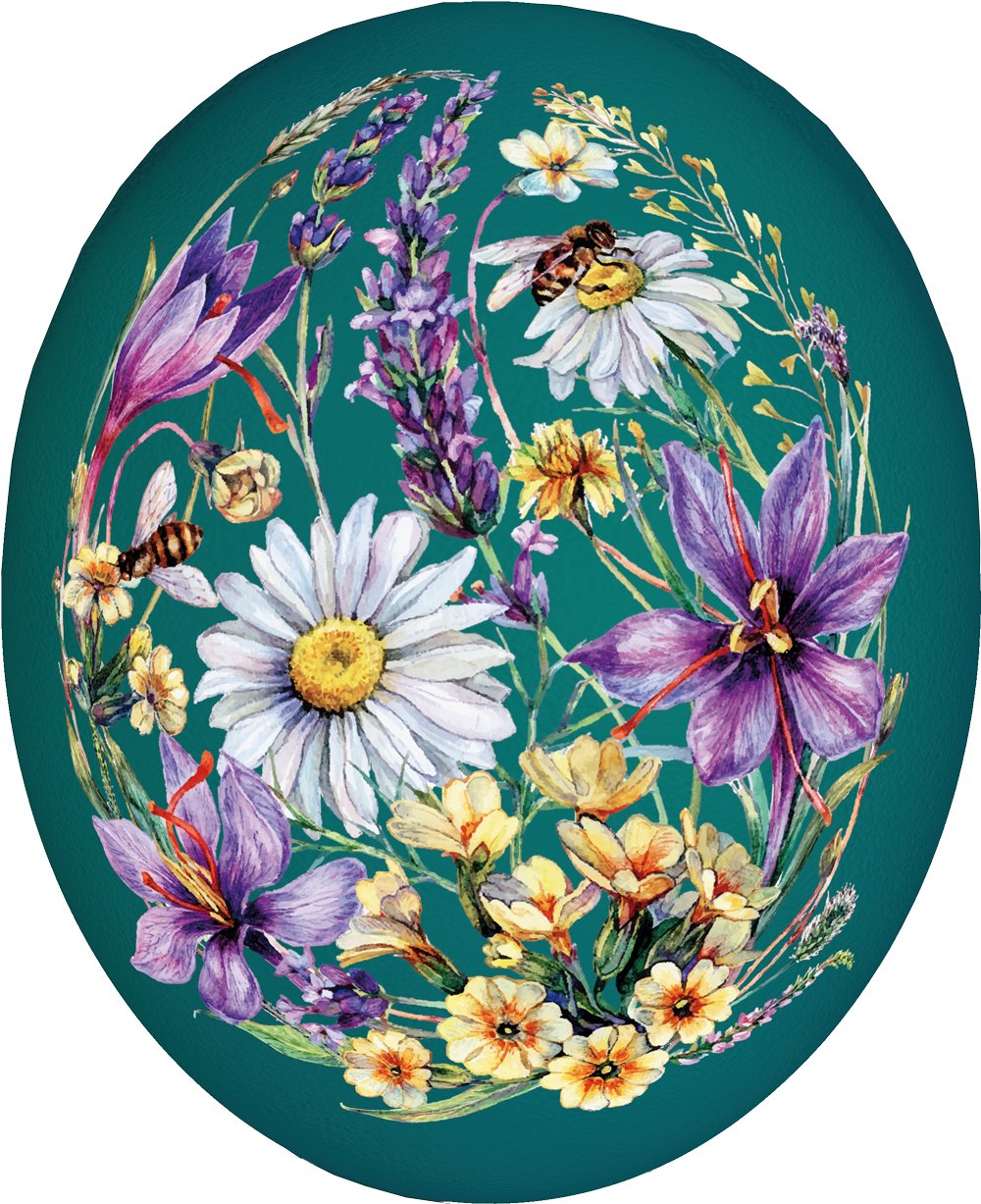 Floral Couture Easter Egg 25cm