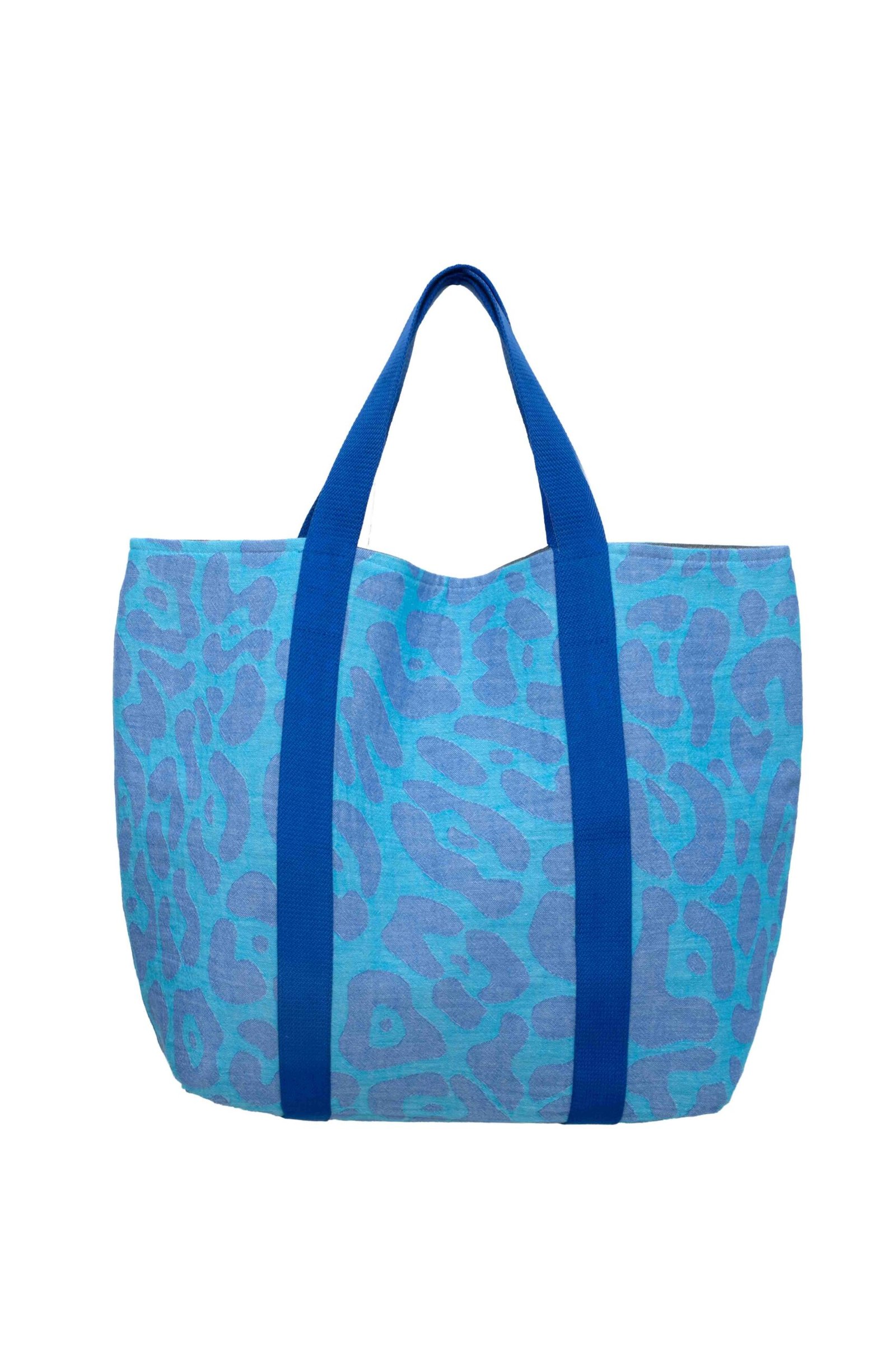 Beach Bag Keros Parl. Blue & Turq & Beige