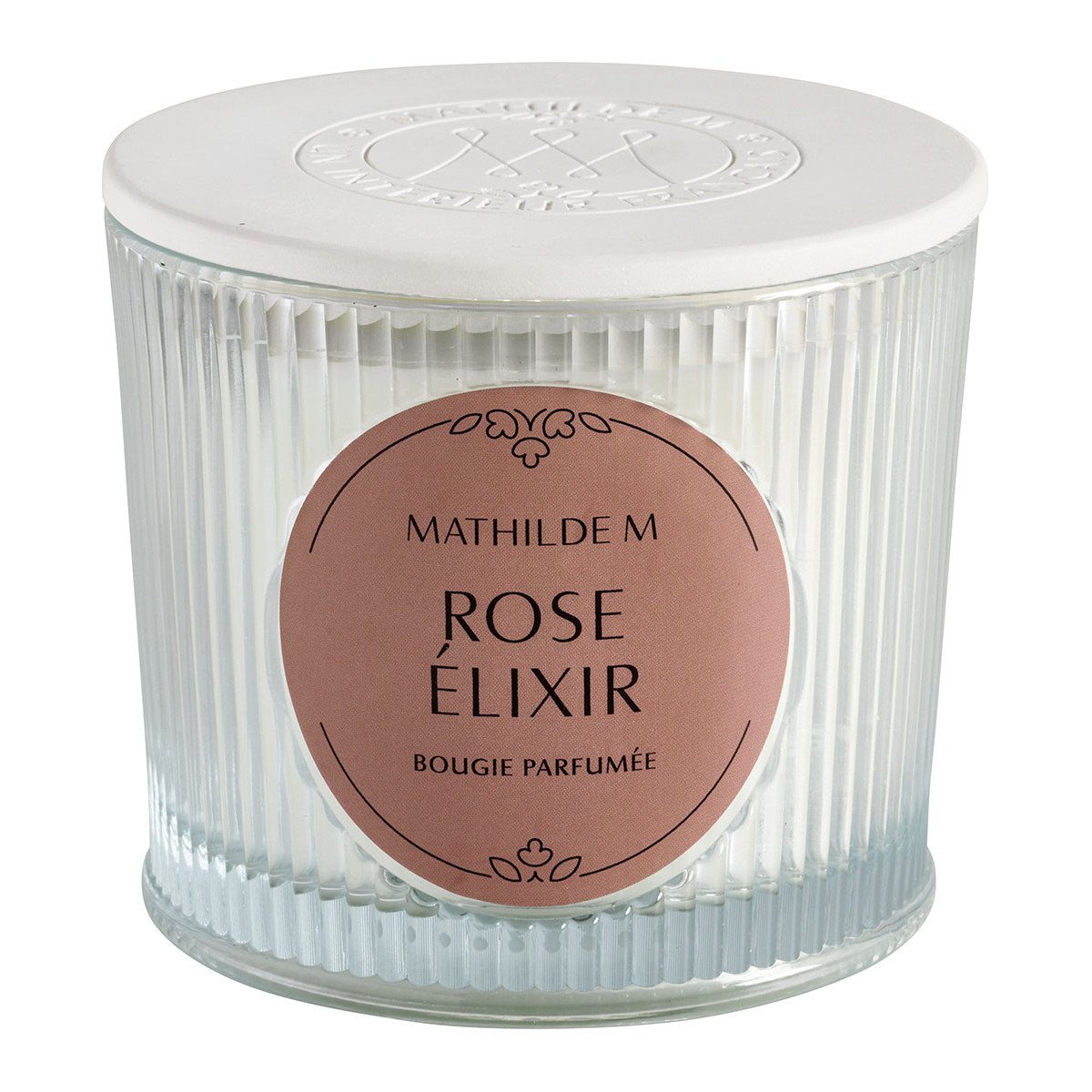 Scented candle 400 g - Rose Élixir- Rose Élixir